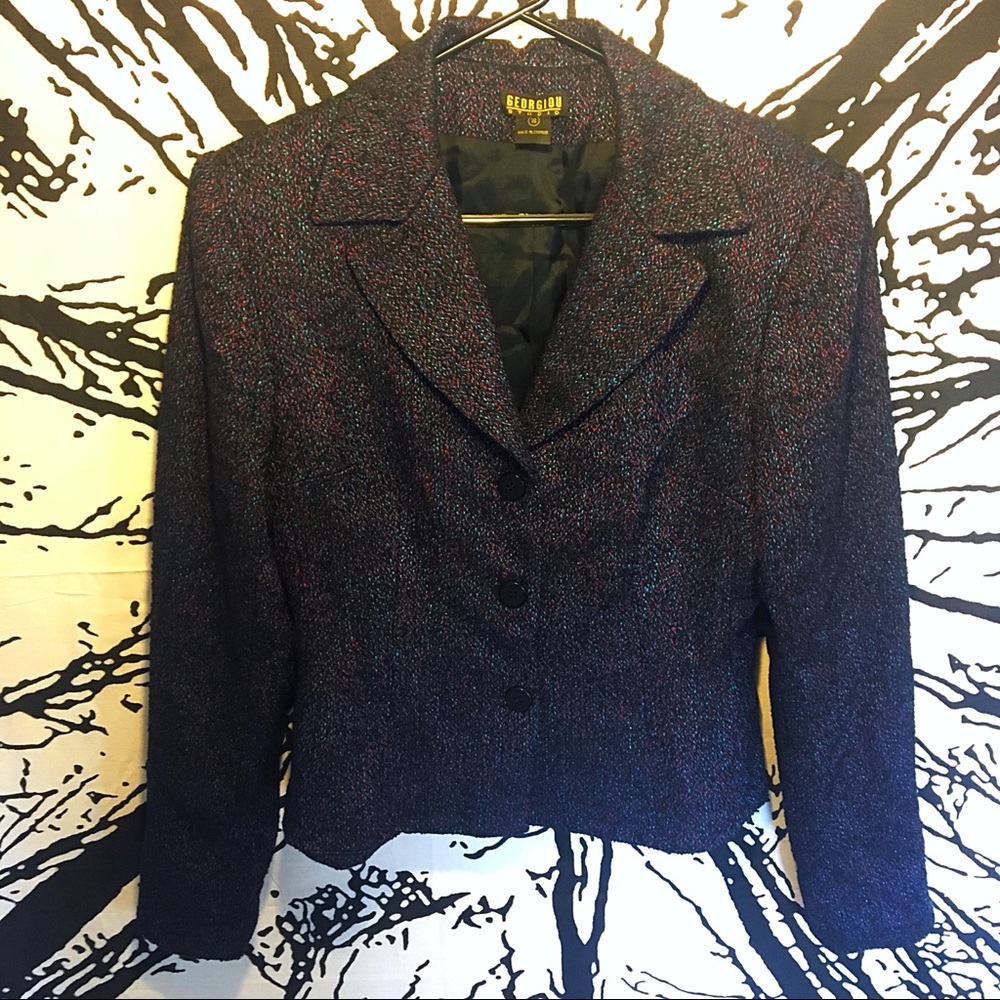 Vintage ‘80’s Georgiou Studio Blazer Coat